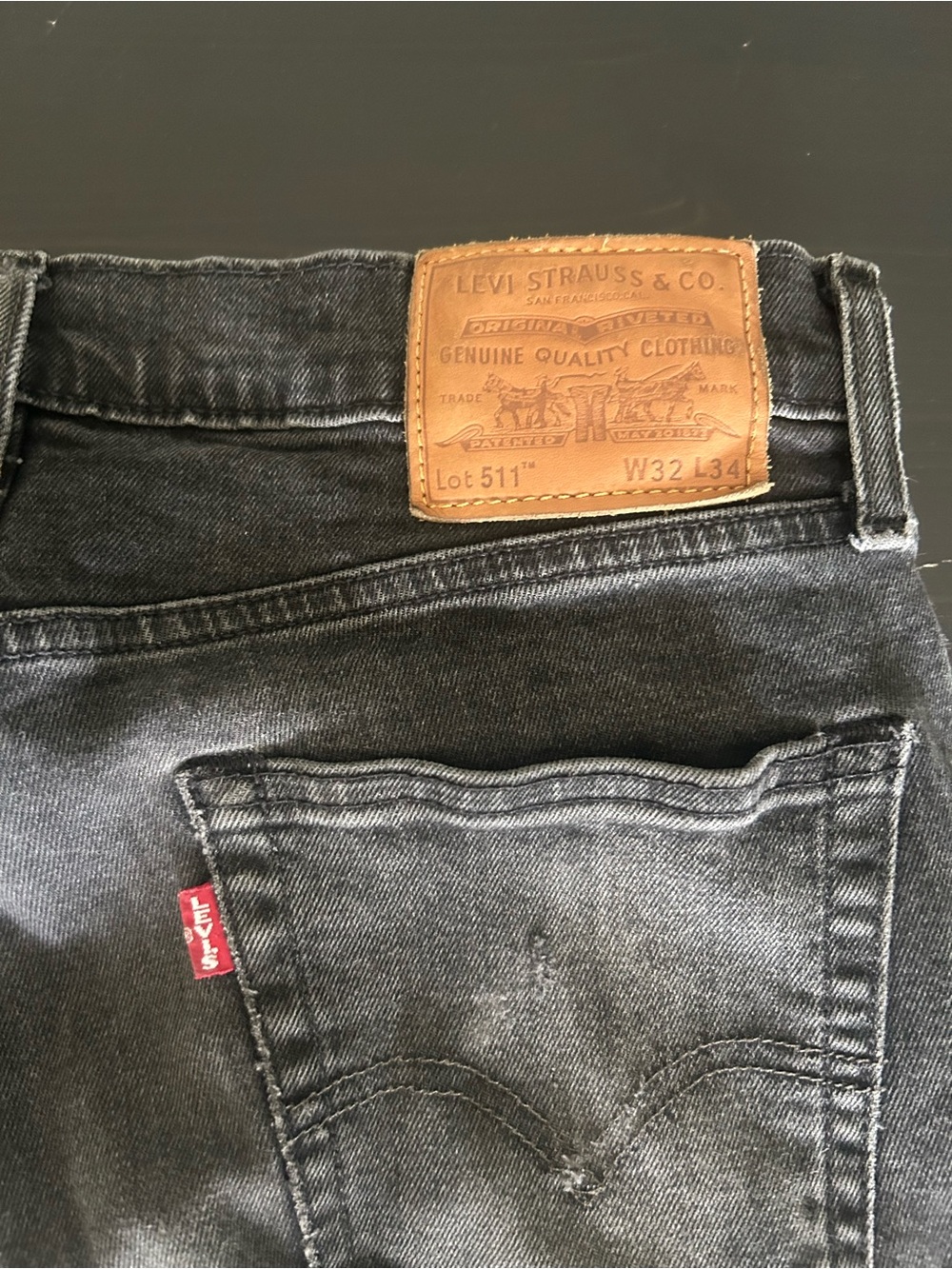 Levi's 511 Slim Fit Jeans 32W 34L